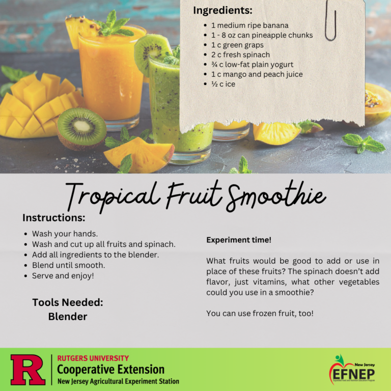 4_Tropical Fruit Smoothie